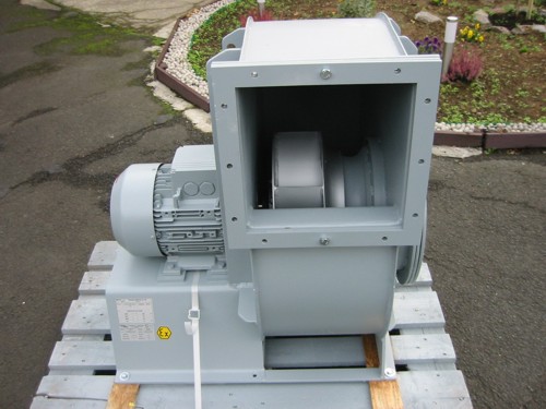 ATEX-Ventilator, Blick auf die Druckseite